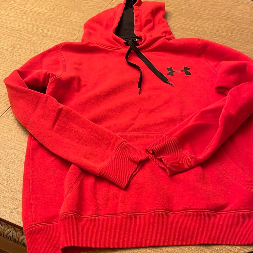 Under armour red hoodie